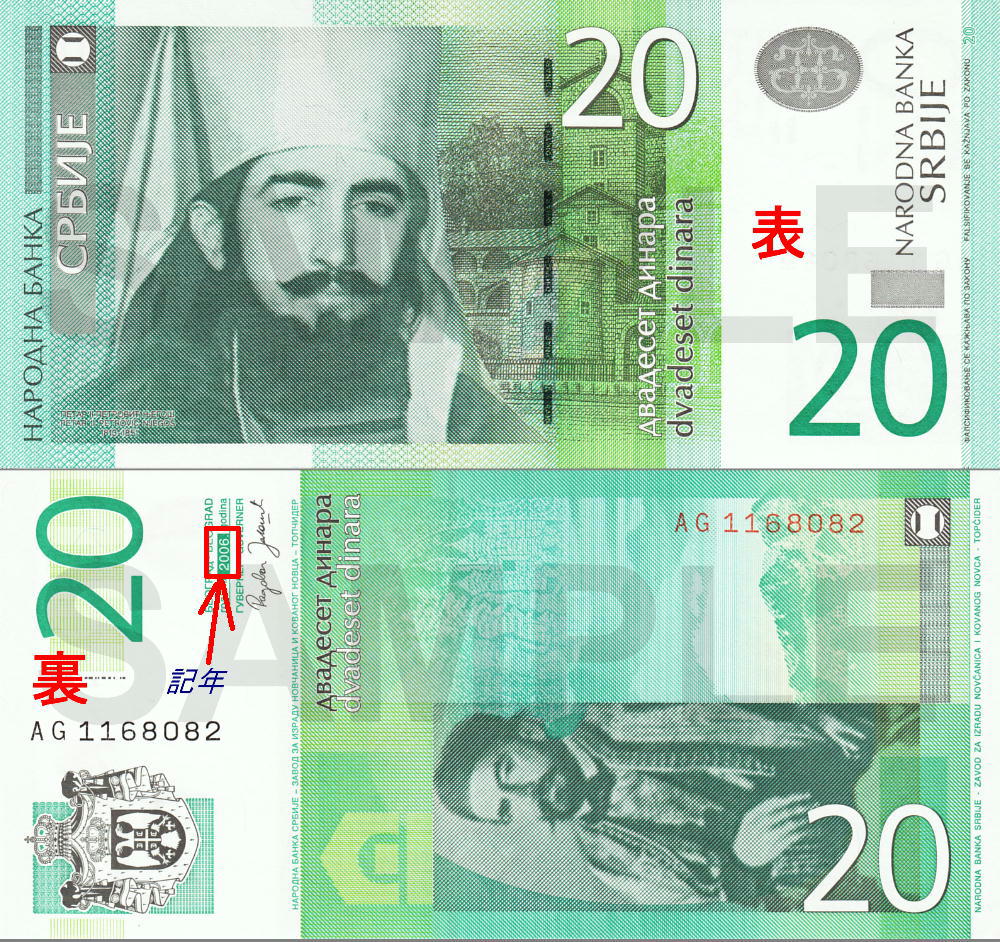 Serbia 20 Dinara